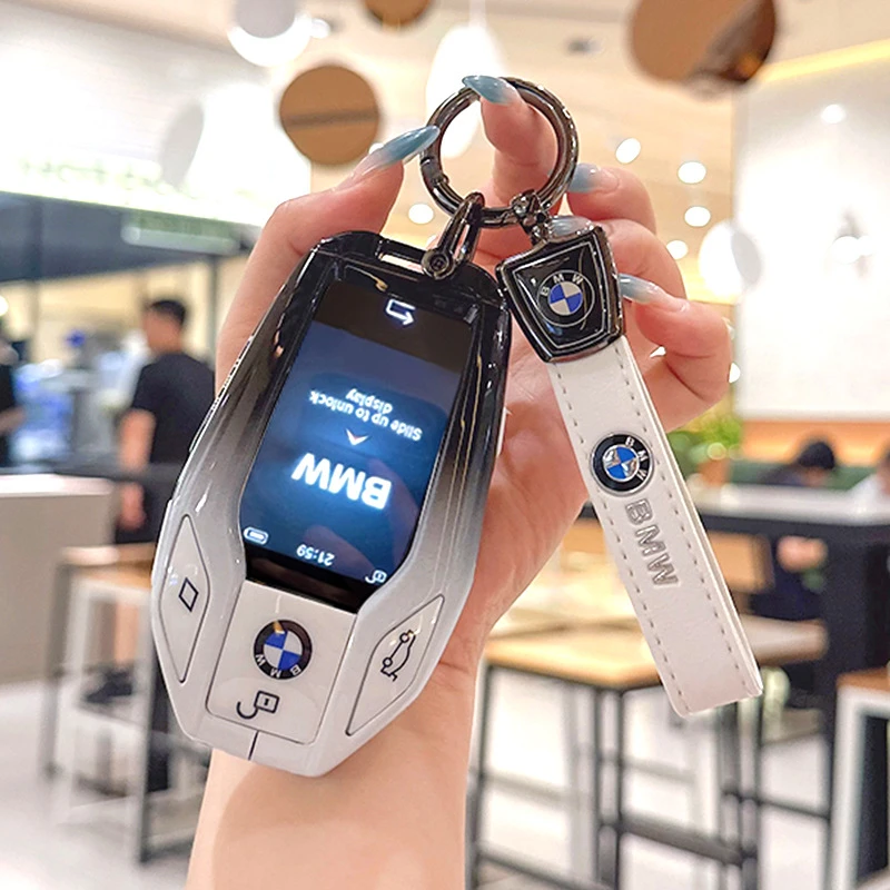 适用于宝马7系液晶钥匙套740li730新5系535LE6系GT壳/X7/X5扣包女