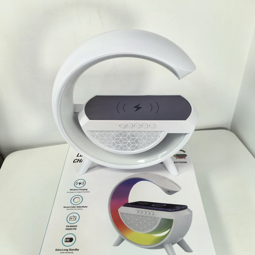 S蓝牙音箱无线充电多功能氛围小夜灯卧室生日礼物床头台灯音响