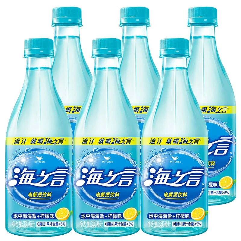统一 海之言柠檬果蓝莓百香果补充电解质地中海盐饮品 330ml