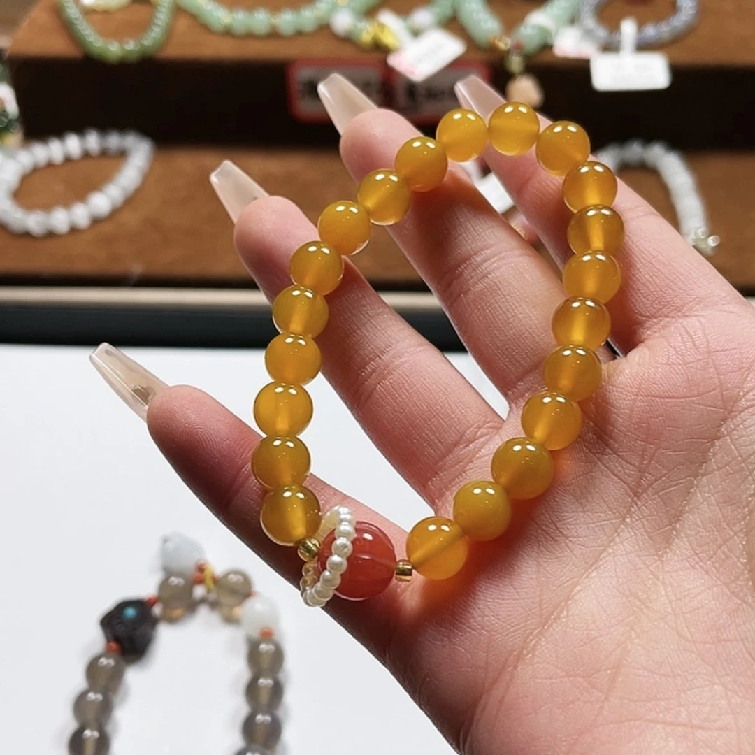 【闪购商品】玛瑙/玉髓吊坠(不含链)合金晨*.