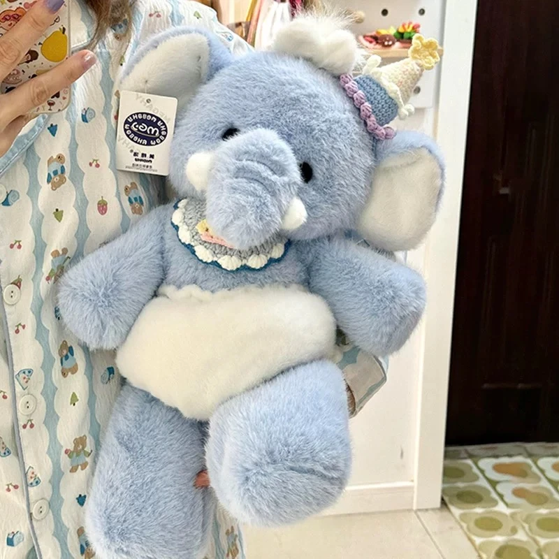 可爱小象毛绒公仔象玩偶玩具床上睡觉抱枕儿童安抚娃娃女生日礼物