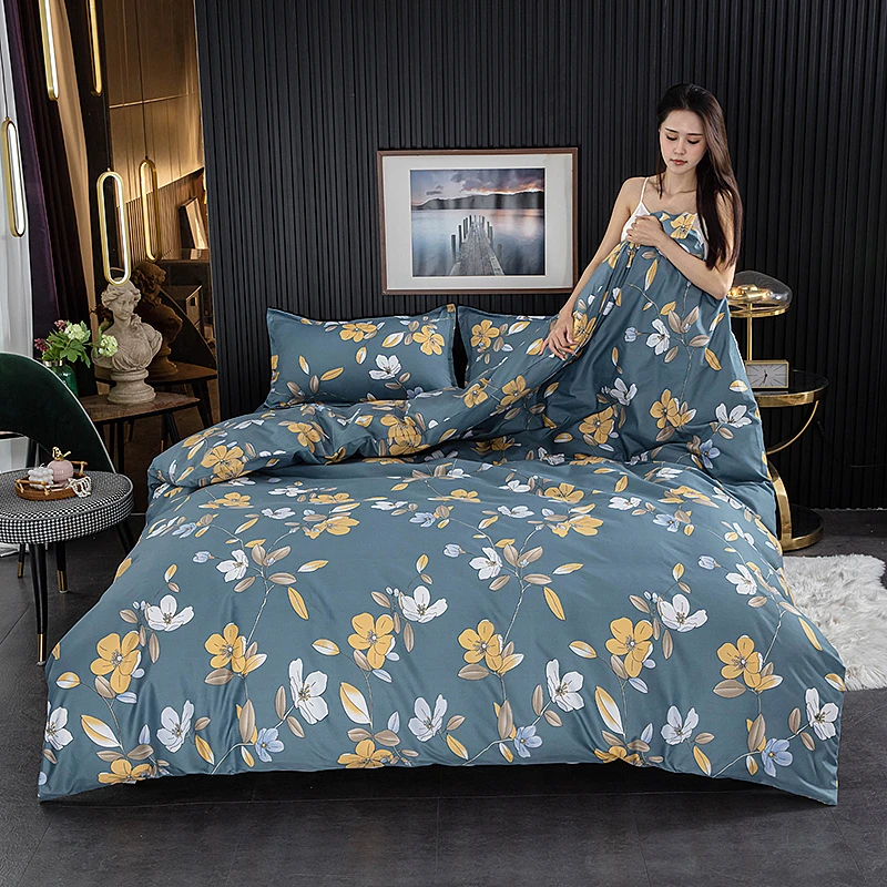 【现货速发】亲肤被套单件1.5x2.0单双人被罩1.8x2.2x2.3米床上用品