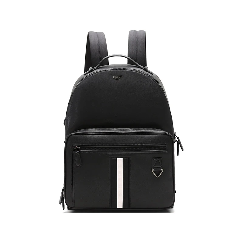 BALLY/巴利男士黑白/红白 商务双肩包/6238746-HZO