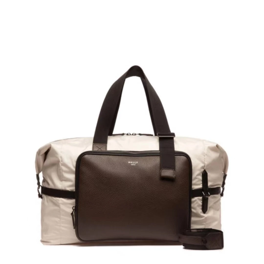 BALLY/巴利时尚(北仓孤品米色咖色旅行包(6301447)—PH