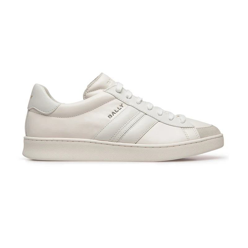 BALLY/巴利男士白色小牛皮休闲鞋运动鞋6308600-HZO
