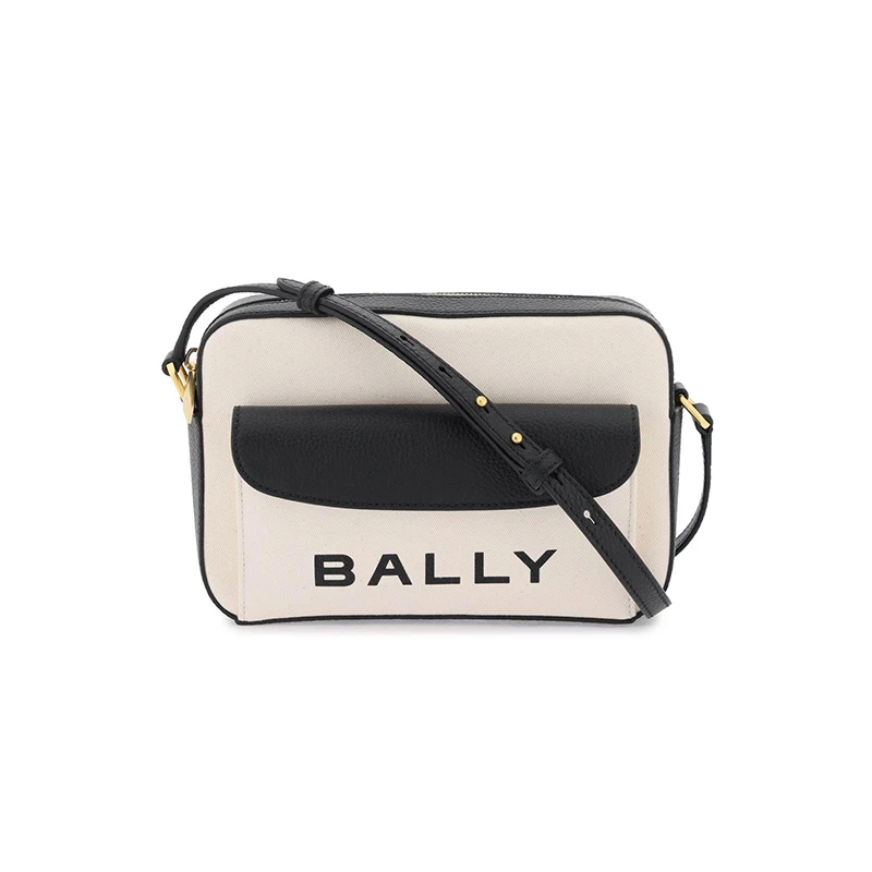 BALLY/巴利女士时尚牛皮皮革拼接单肩包6304578-PHD