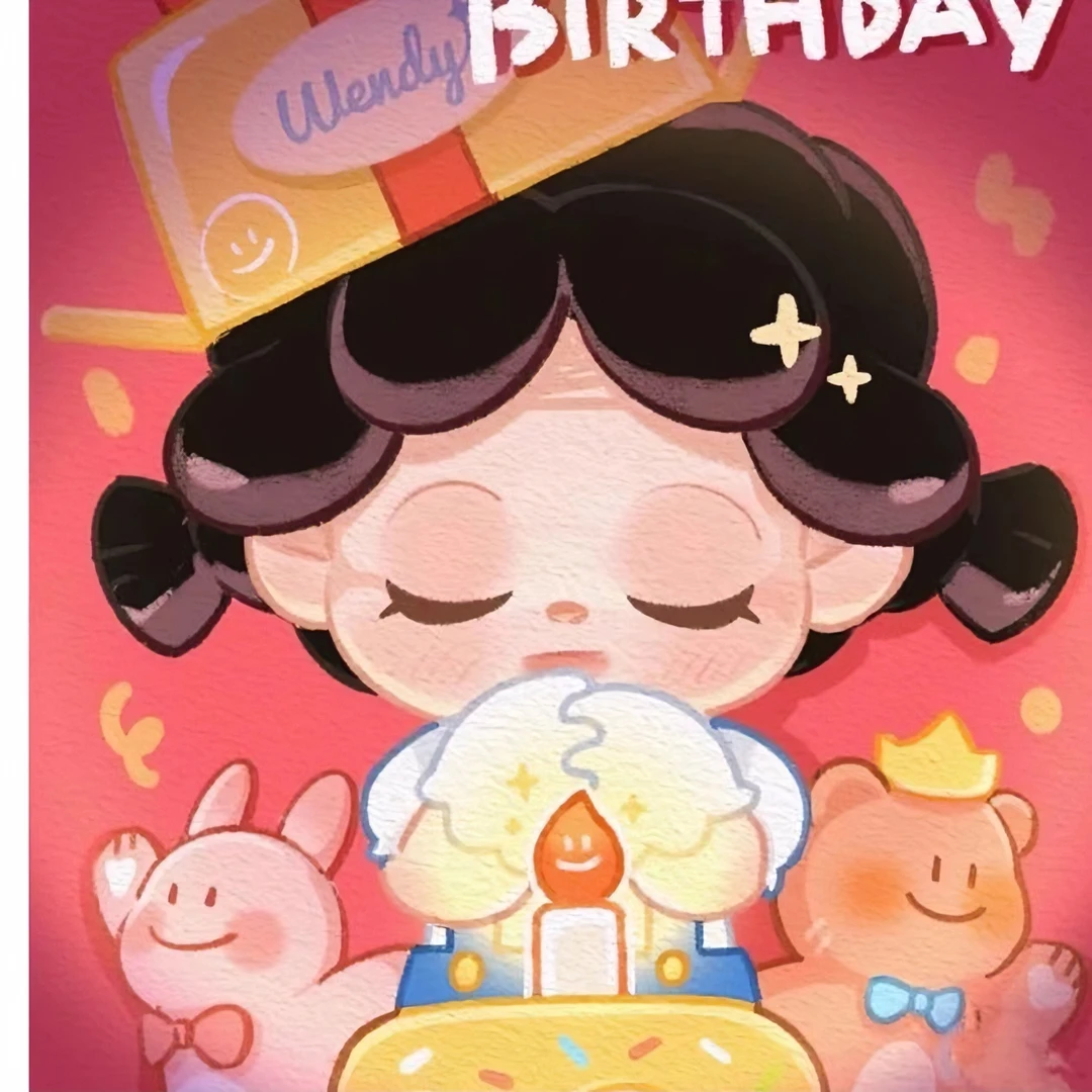 【拆盒】Wendy今日小确幸系列盲盒摆件手办玩具可爱礼物正版隐藏