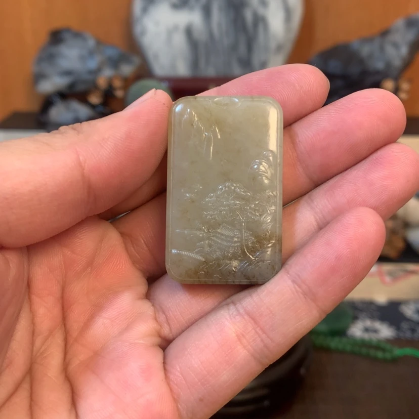 【闪购商品】和田玉珠宝半成品未镶嵌土