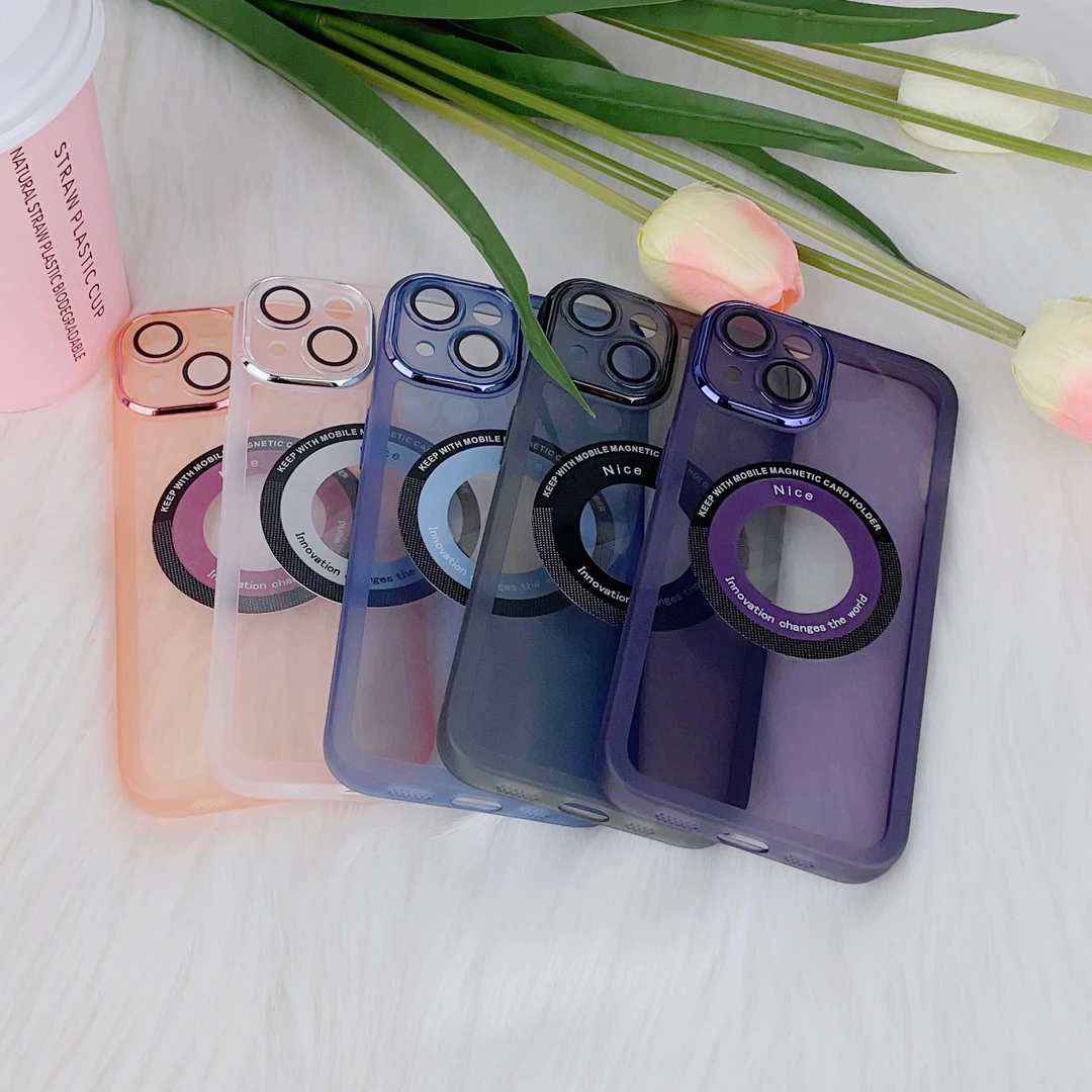 磁吸壳可无线充电带高清镜头膜适用苹果系列iphon14pro max手机壳