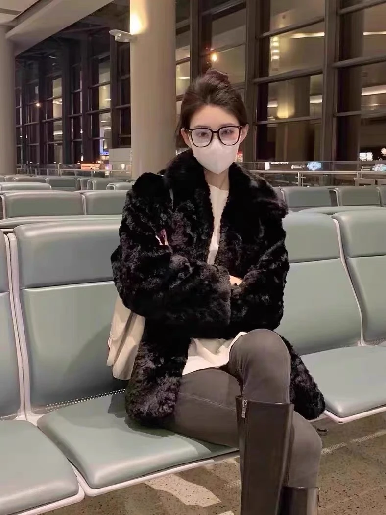 170秋冬季新款外套女毛毛外套