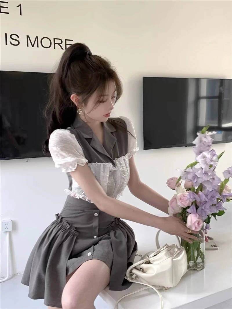 8079夏季新款女装时尚套装俩件套