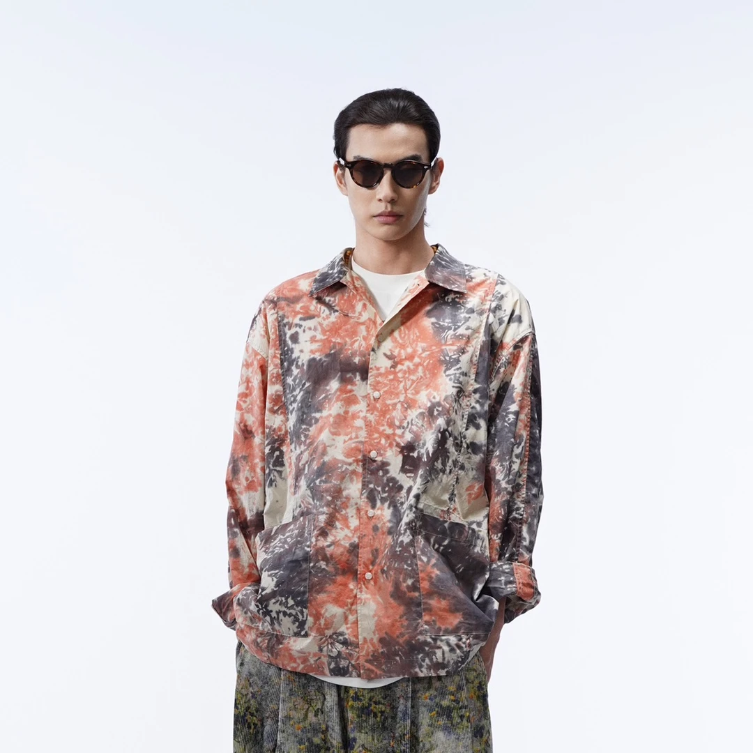 扎染落日黄昏时装感外套   8580