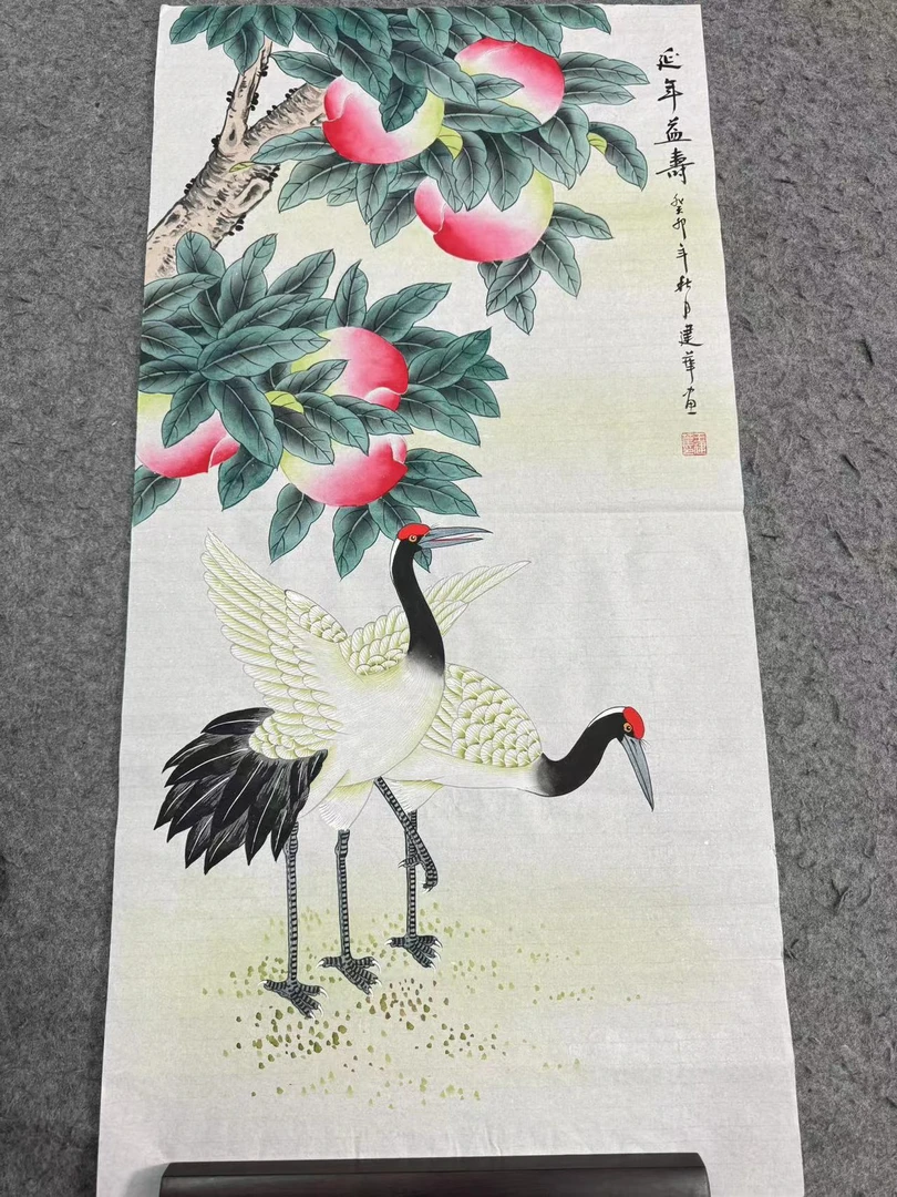 一幅《益寿延年》画作05