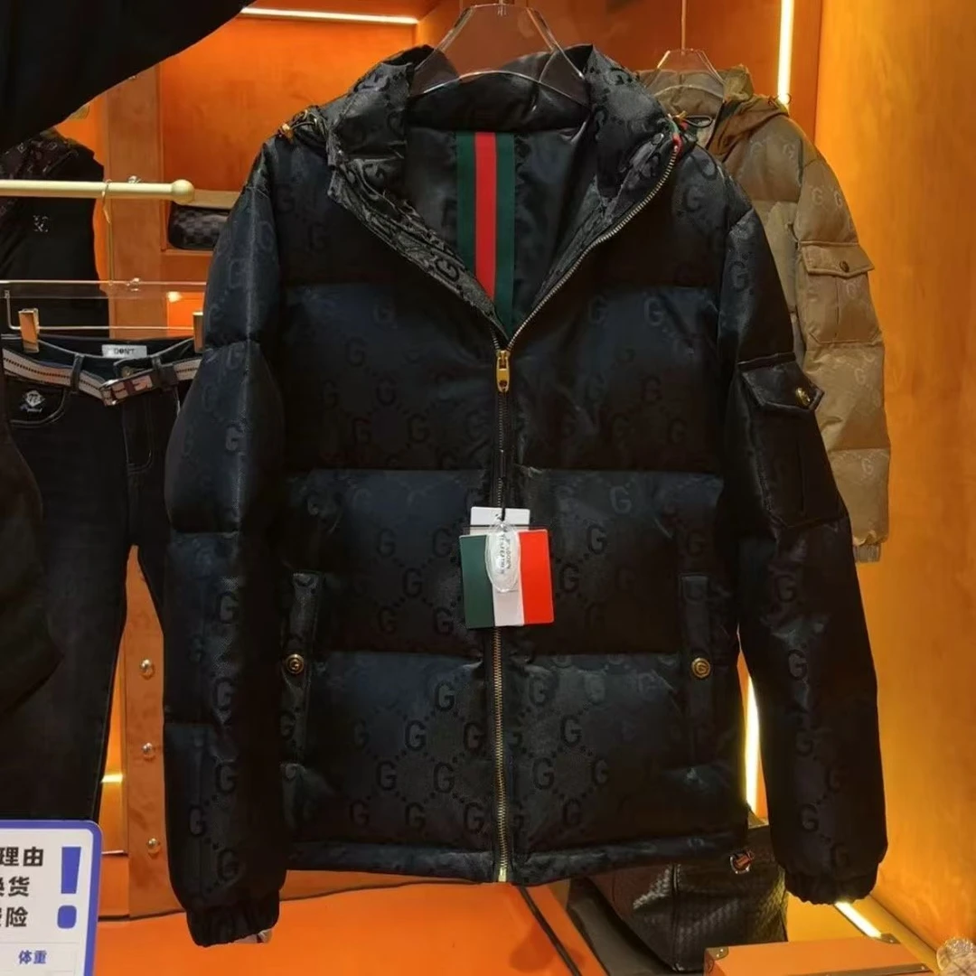 【G轻奢】IS秋季新款男士上衣加厚羽绒服外套帽子可拆卸