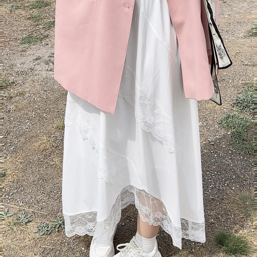 应小姐【月光少女】微胖大码韩版温柔气质时尚百搭显瘦高腰半身裙