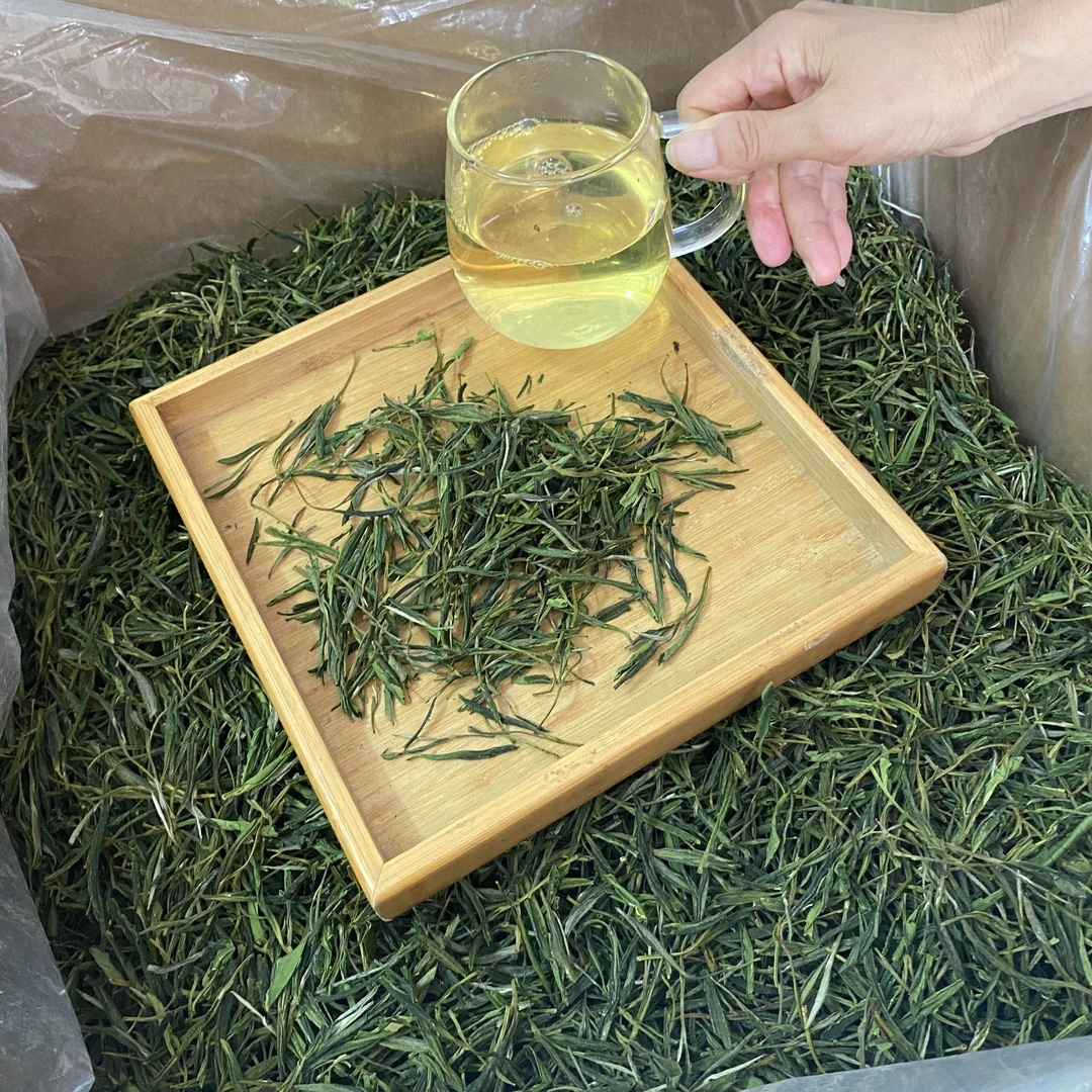 2023新茶绿茶黄山毛峰 口粮茶 高山野茶老品种兰花香袋装条形春季