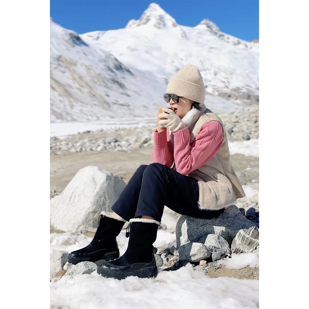 我是摩羯 户外雪裤 日本东丽登山布90白鹅绒高密防风防钻绒保暖裤