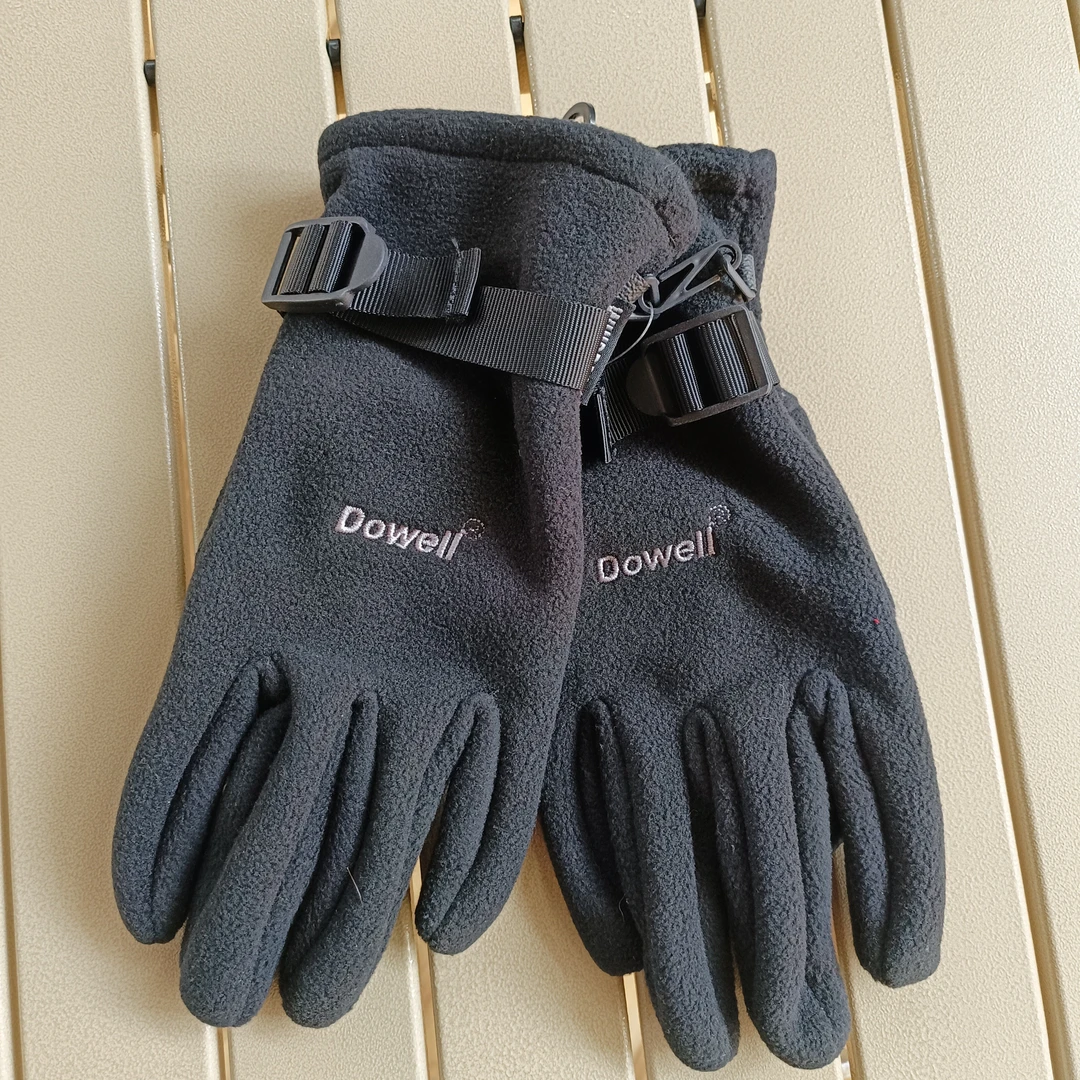 DOWELL保暖耐磨防滑抓绒手套