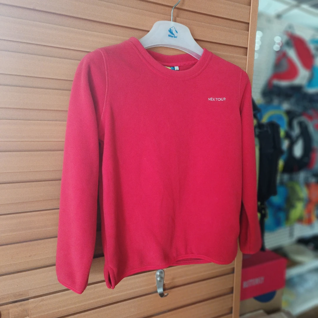 纳趣加厚套头抓绒衣上衣长袖儿童