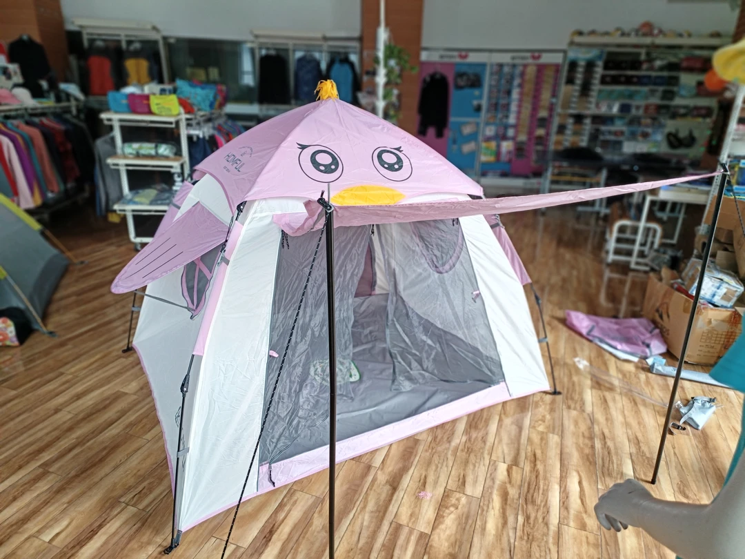 皓风嗨皮鸟亲子帐篷自动帐篷