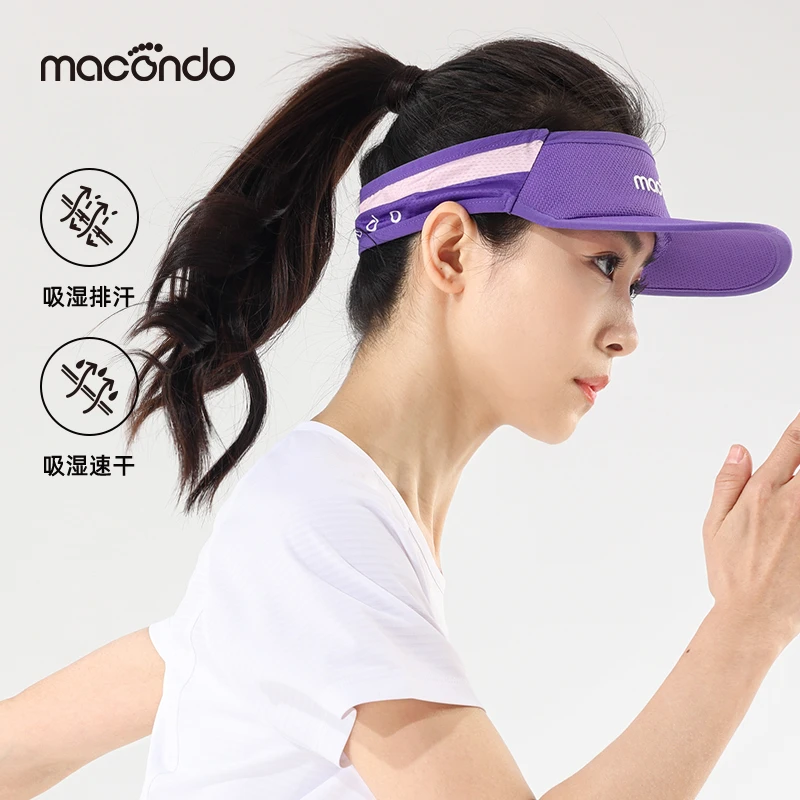马孔多超轻跑步空顶帽吸湿排汗速干轻量透气户外跑步运动