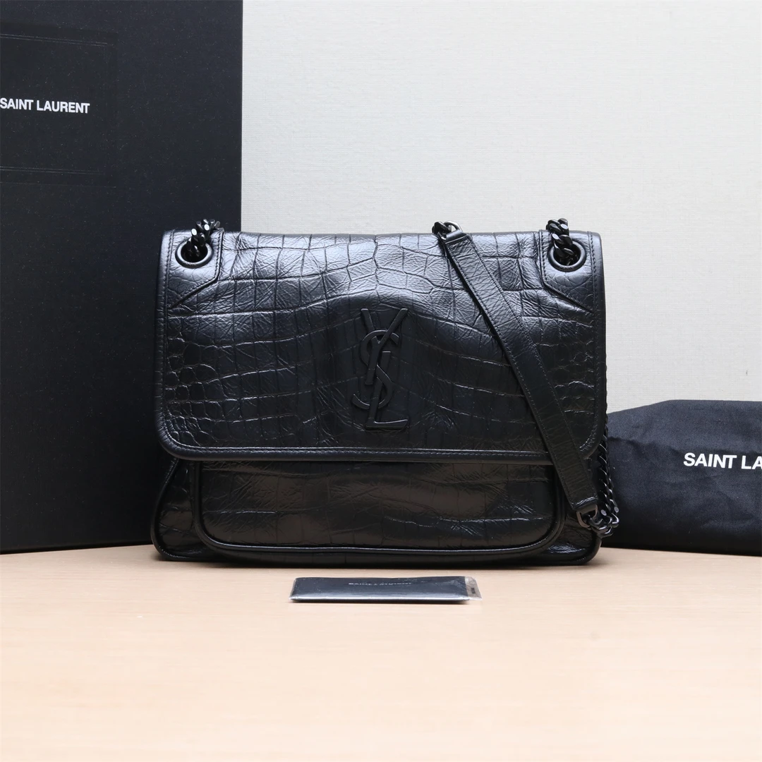 99新 YSL/圣罗兰 Niki 中号 28 D扣 手提包P224930970