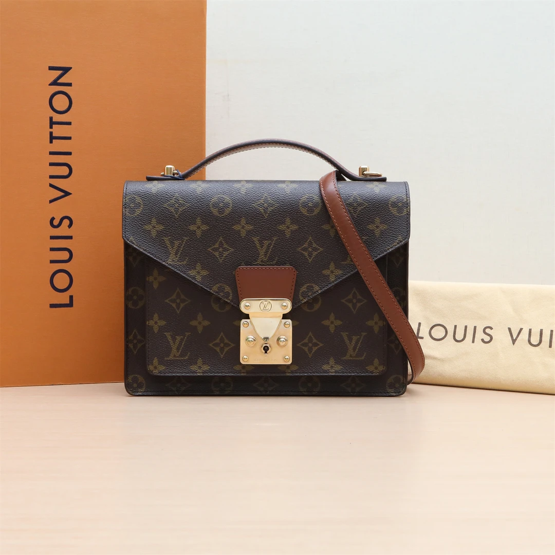 95新 LouisVuitton/路易威登 中古 单肩包 邮差包 金扣P244377573