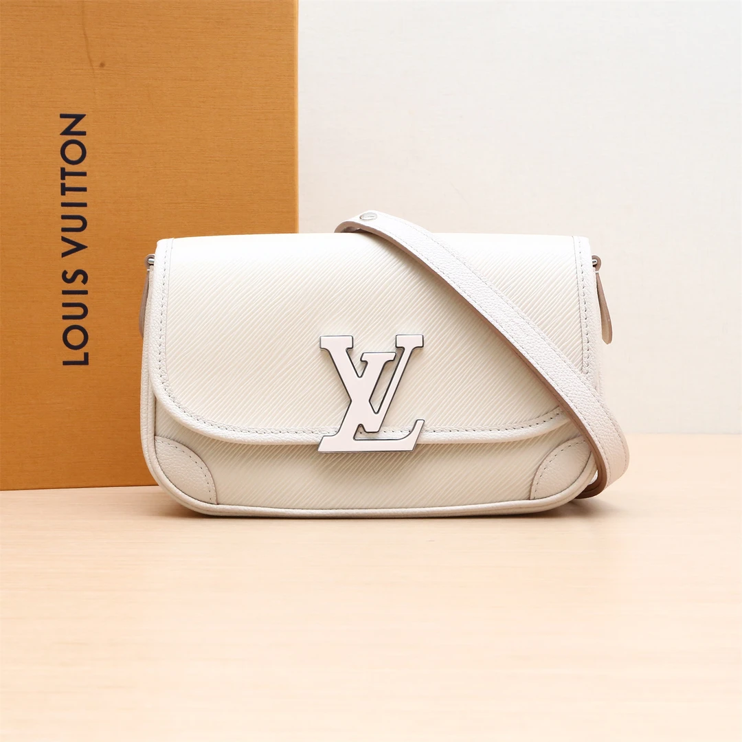 95新 LouisVuitton/路易威登 法棍包 米白色 斜挎包 P234246114
