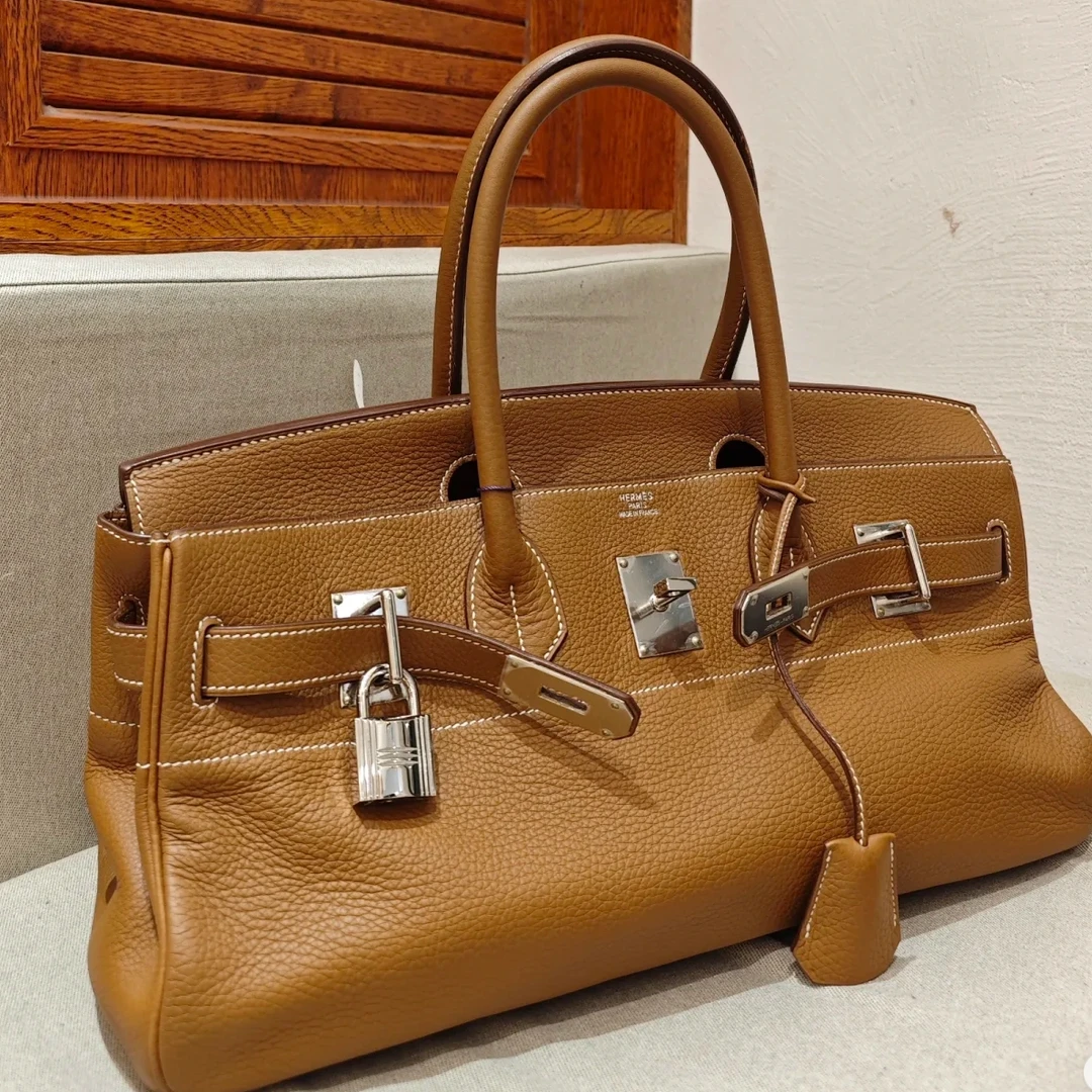 95新 Hermes/爱马仕 Birkin 单肩包 Togo皮 框N P244377914