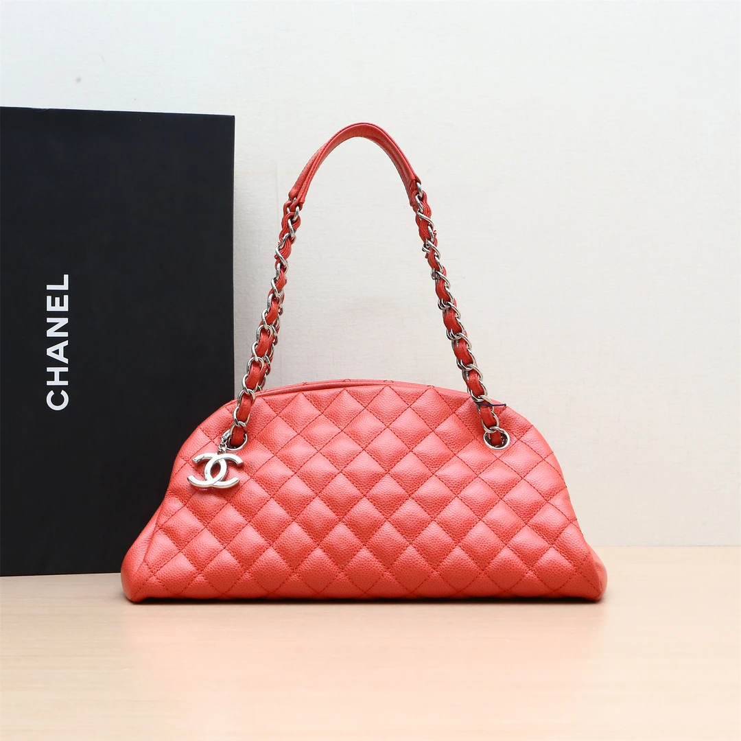 95新 Chanel/香奈儿 复古保龄球包 单肩包 17开 P234553367