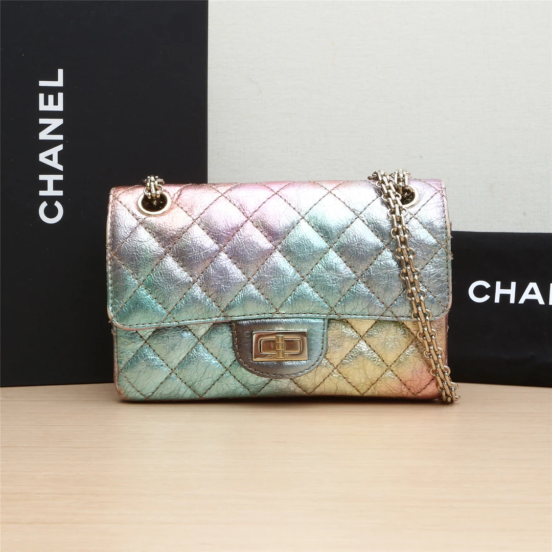 95新 Chanel/香奈儿 【外】2.55 口盖包 斜挎包 30开 P223082532
