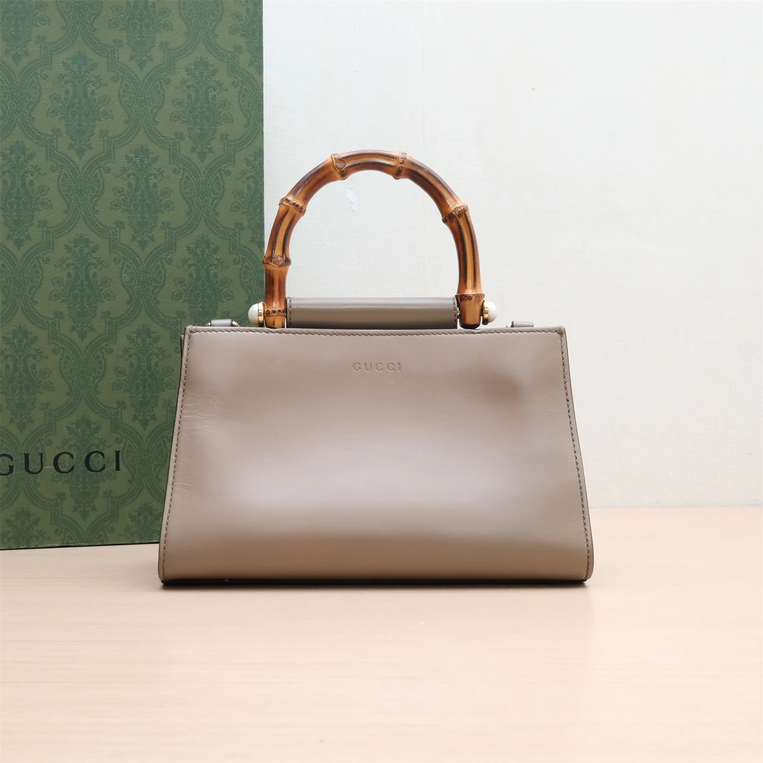 95新 GUCCI/古驰 GUCCI 经典款 竹节手提包 P234758586