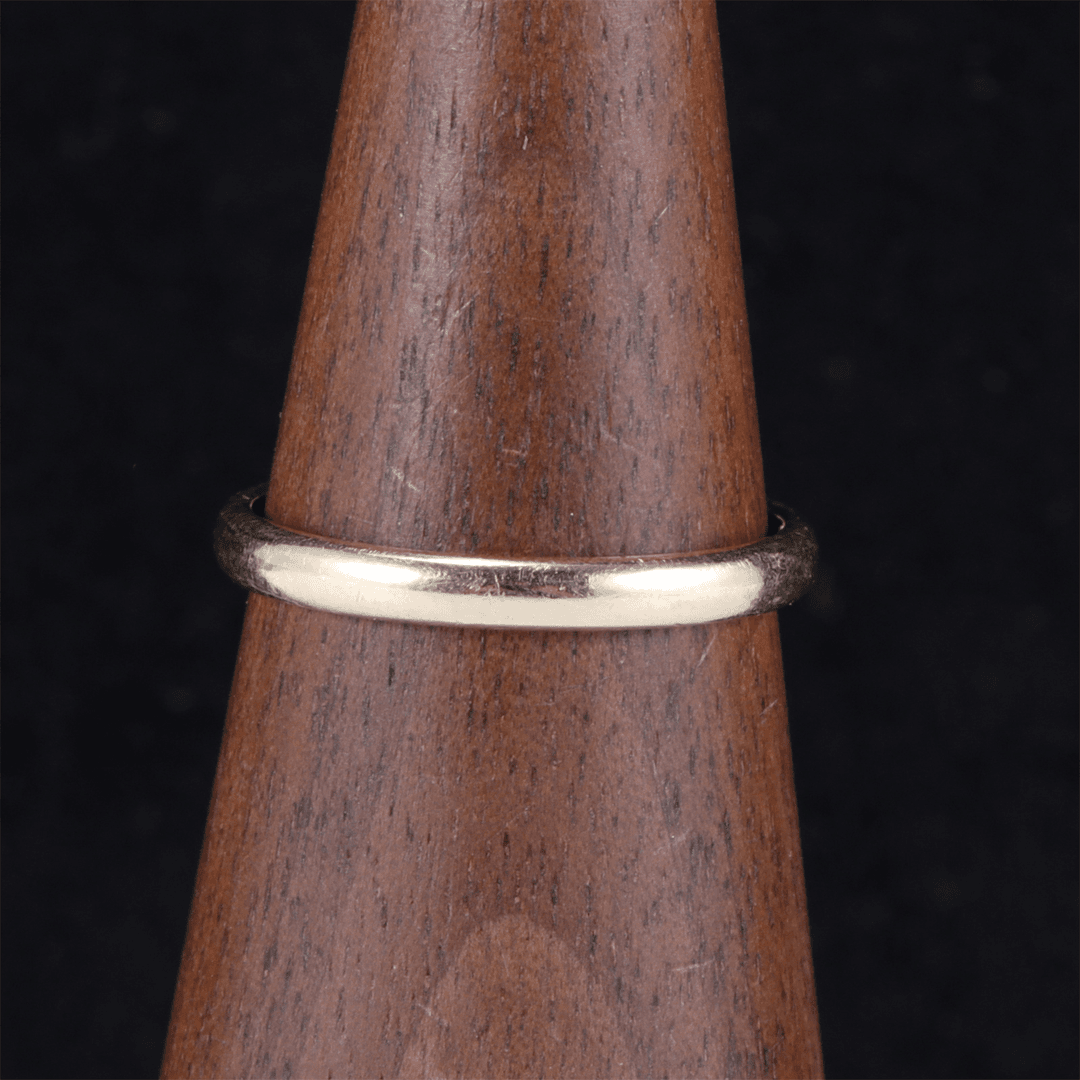 99新 Tiffany & Co./蒂芙尼 素圈 戒指 18K黄金 47 P243235214