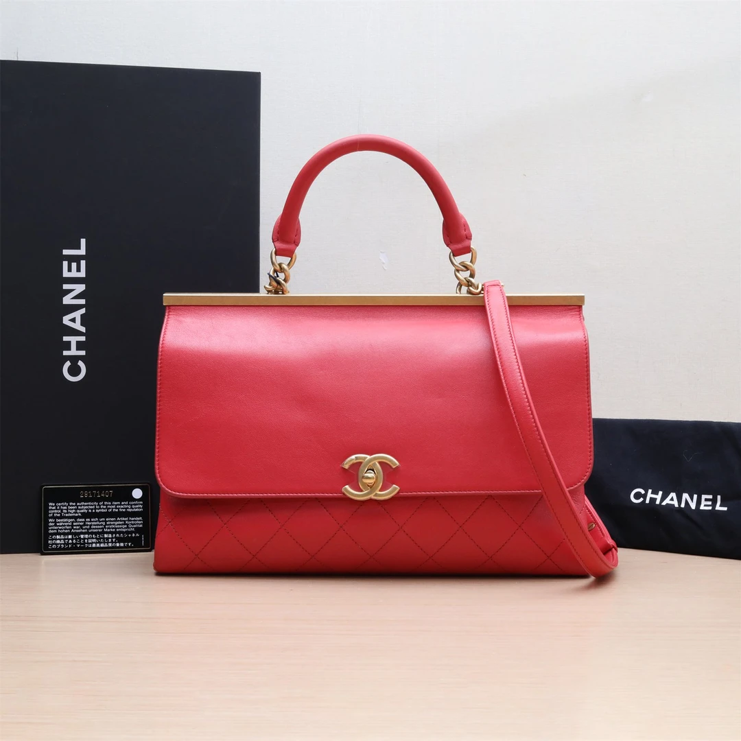 99新 Chanel/香奈儿 斜挎包 邮差包 29开 30CMP234347456