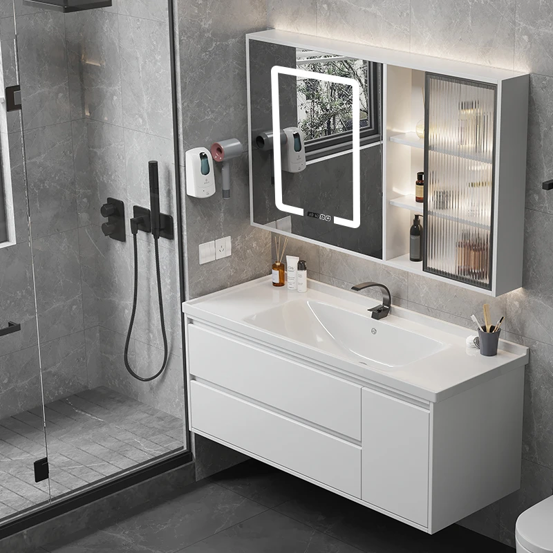 欧帝奴实木浴室柜组合套装