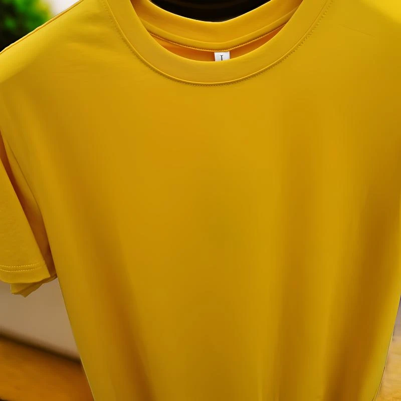 男士夏季休闲圆领棉体恤