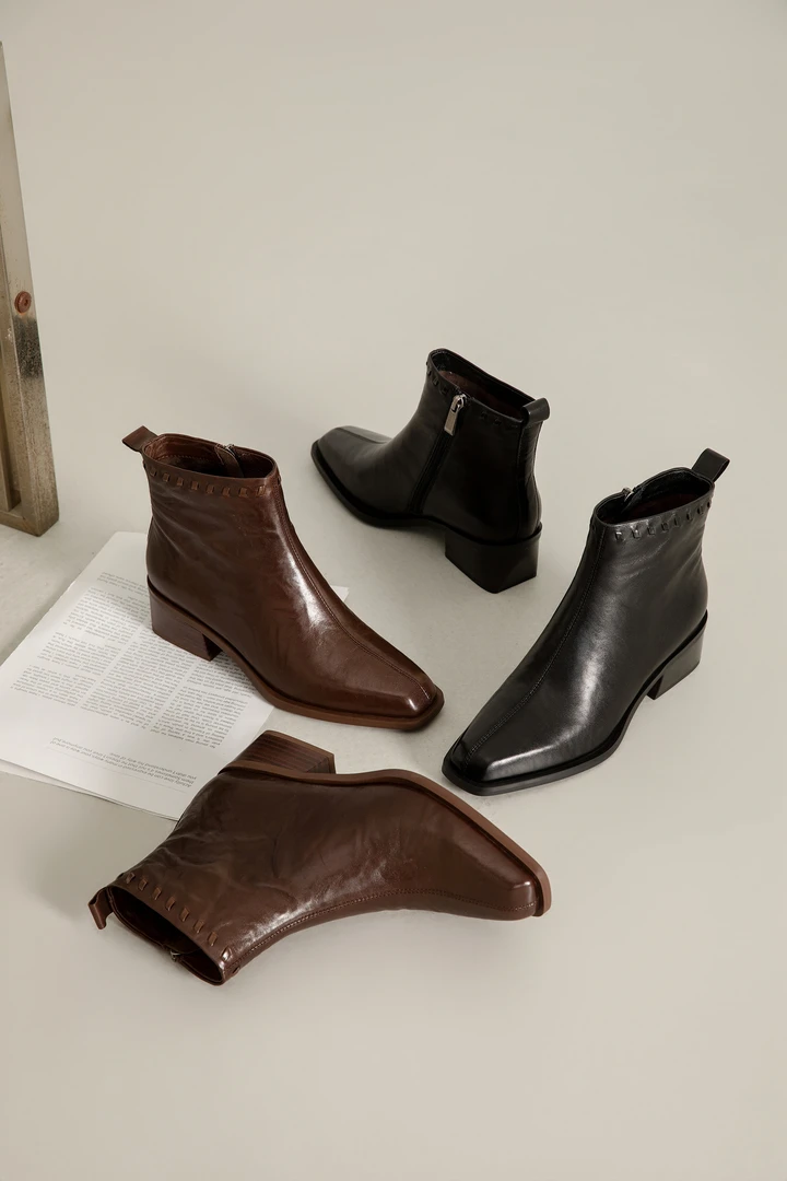 OWM时尚加绒裸靴