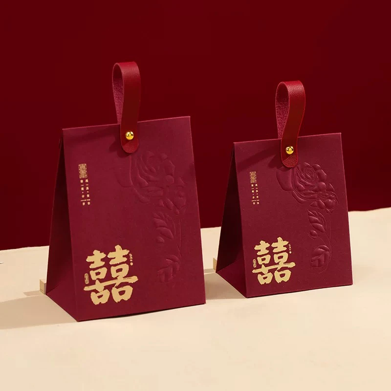 2023新款结婚专用高级感喜糖盒礼品盒网红创意简单大气喜糖果盒