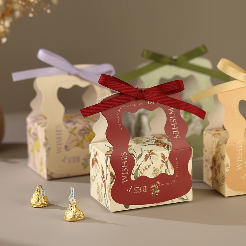 小红书同款ins风欧式手提喜糖盒结婚订婚2023西式轻奢礼盒空糖盒