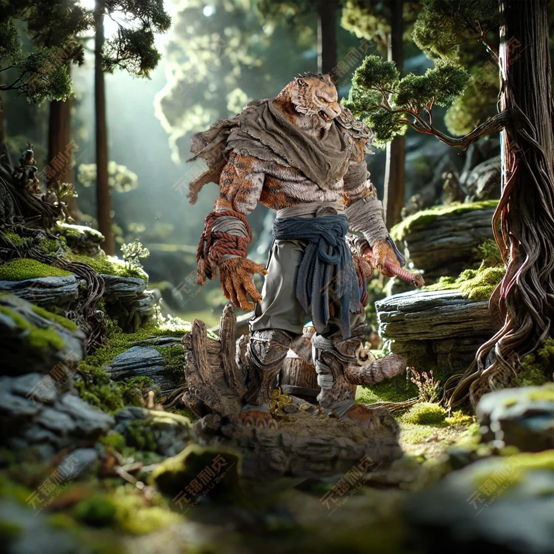 虎先锋手办模型正版国潮汽车大型摆件桌面摆件黑神话悟空周边