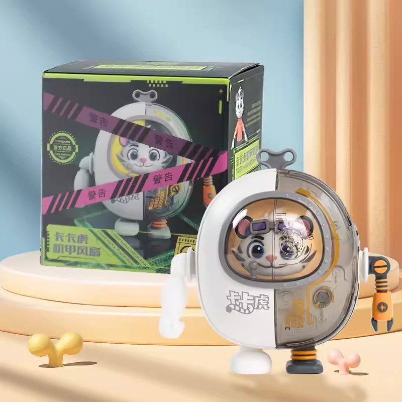 长隆纪念品卡卡琦琦小巧电风扇可爱潮玩礼物 户外出游好物静音