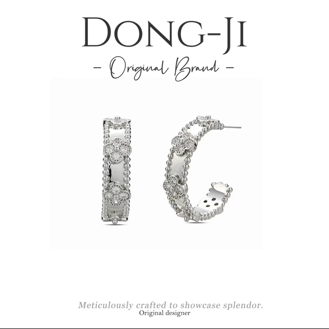 铜合金耳饰 【DONGJI专属】ES1001秋冬气质时尚百搭设计师小众耳钉