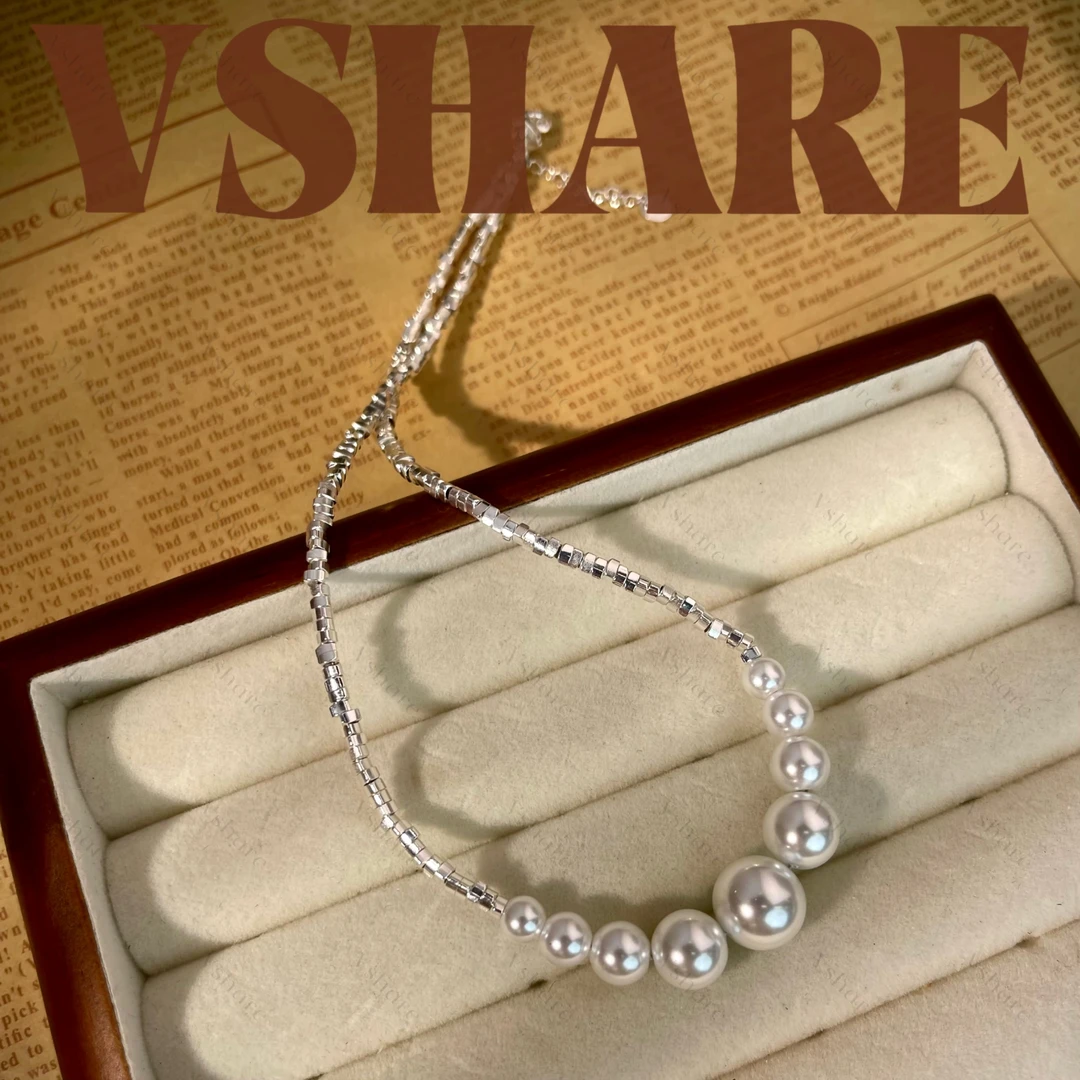 铜合金项链 【法式温柔】（Vshare专属）气质轻奢时尚百搭简约项链