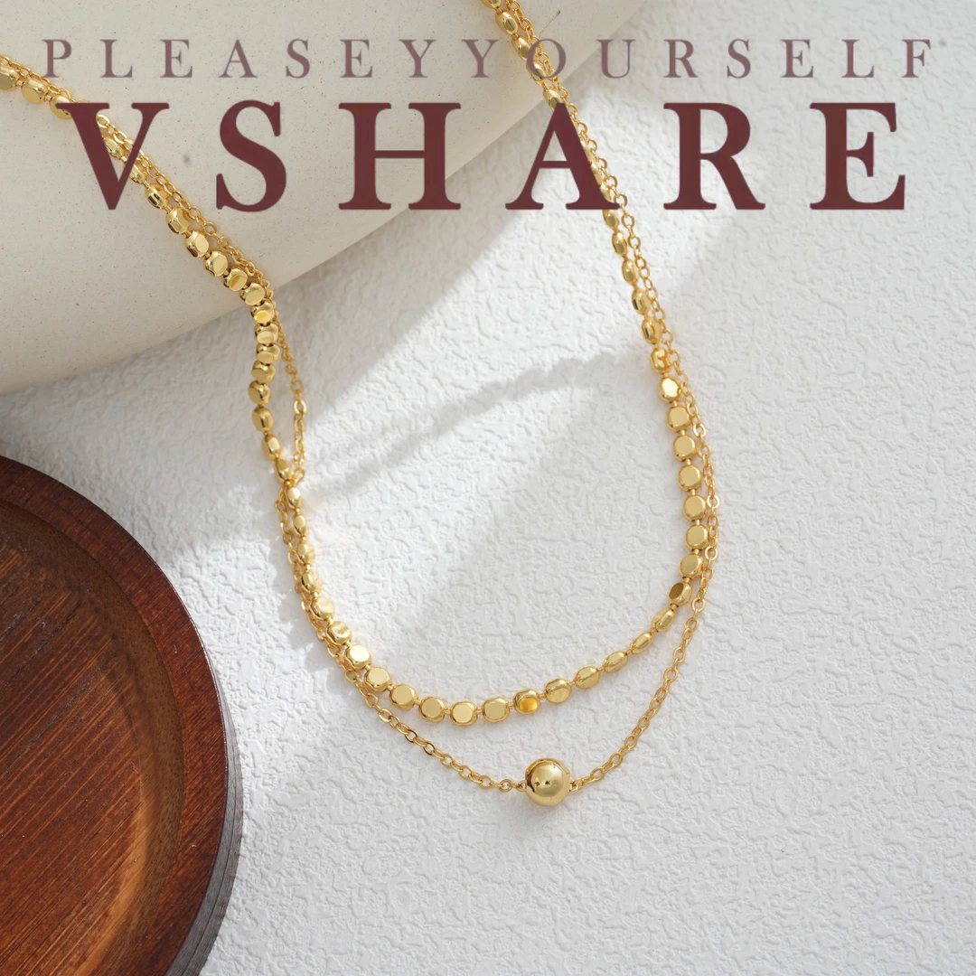铜合金项链  【伴云】（Vshare专属）气质轻奢百搭时尚小众简约项链