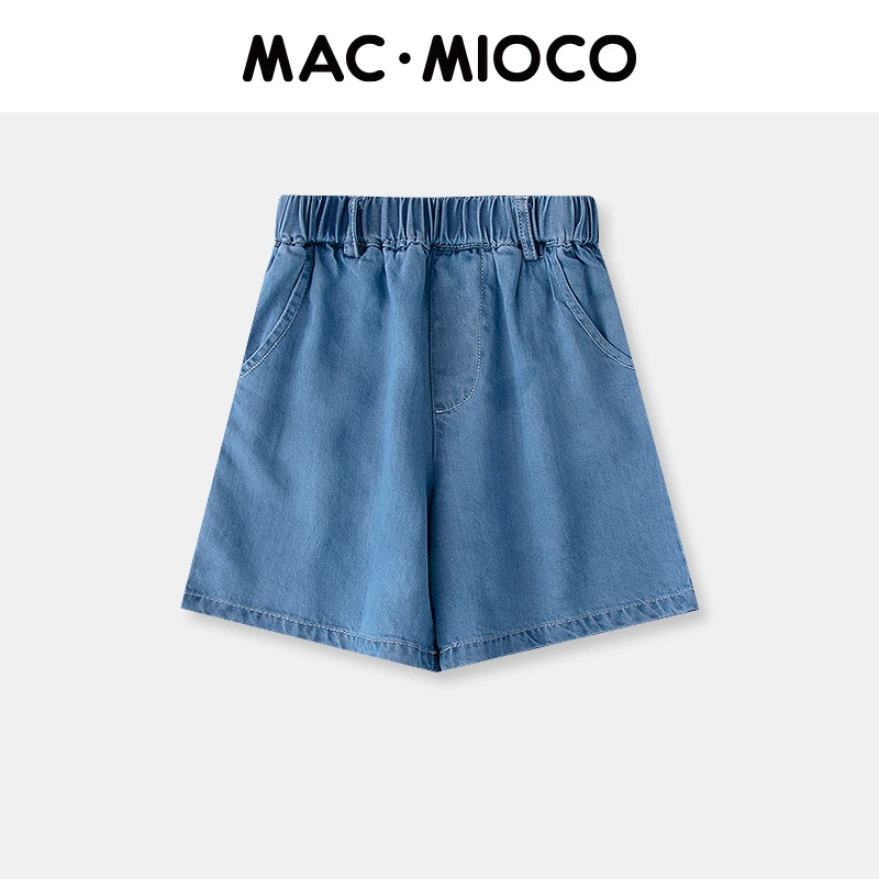 MACMIOCO夏装男童女童潮流时髦休闲清凉牛仔短裤51642