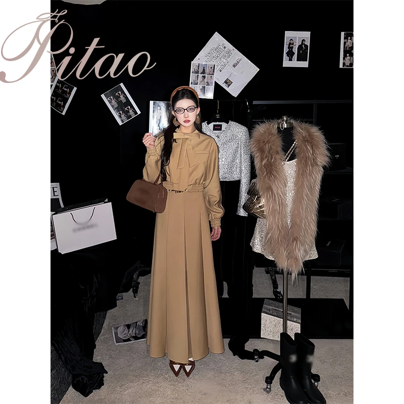 杜屁屁桃PITAO 原创【格林威治】外套+半身裙 设计师款甜酷风套装秋