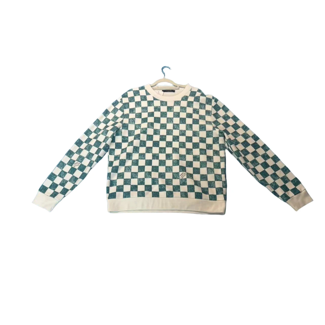 LouisVuitton/路易威登LV棋盘格加绒卫衣L码/99新