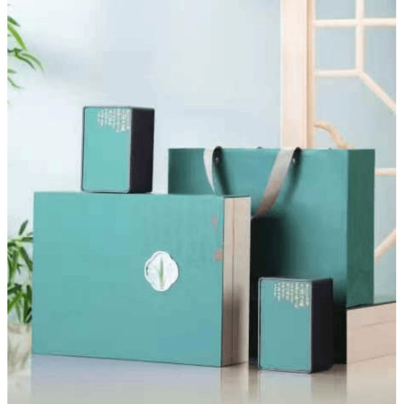 蓝色芽头系列双方罐毛尖礼盒装