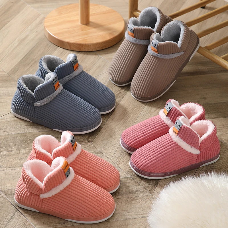 2023新款包跟厚底棉拖鞋外穿保暖居家防滑秋冬加厚棉鞋男士情侣鞋