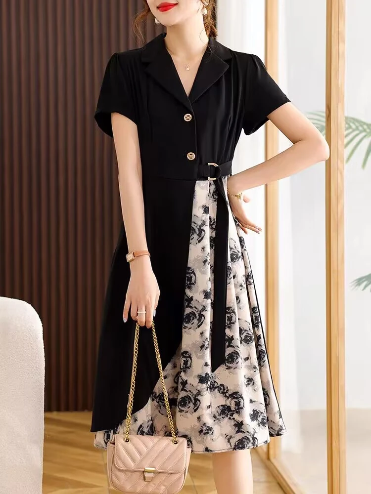 【胖宝】 编码800-900百搭显瘦春夏新款时尚减龄针织短袖宽松大码女